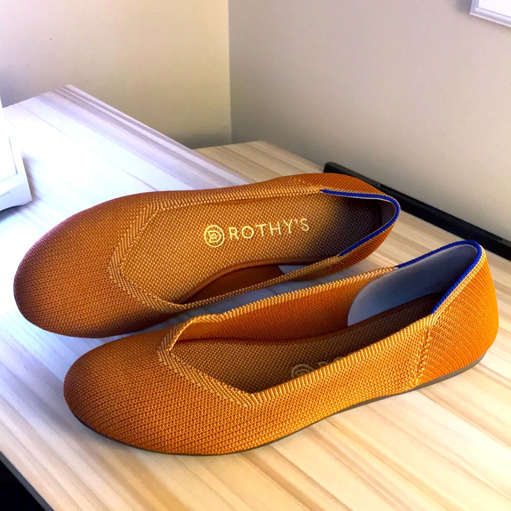Rothy’s fawn flats size 9